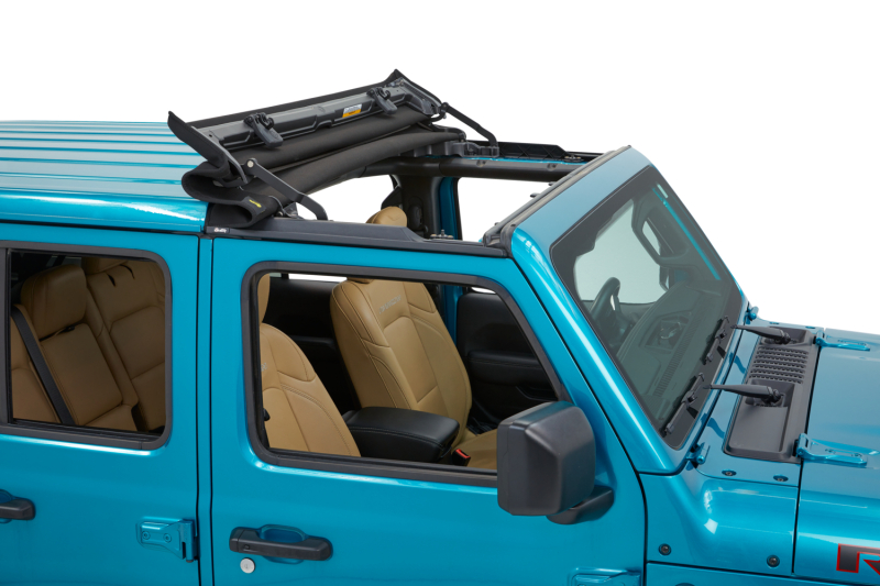 Jeep Wrangler JL Soft Top - Bestop - Sunrider for Hardtop - Premium Black Twill - `18-`26