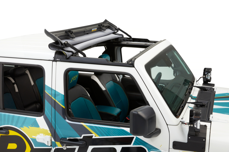 Jeep Wrangler JL Soft Top - Bestop - Sunrider for Hardtop - Black Diamond - `18-`26
