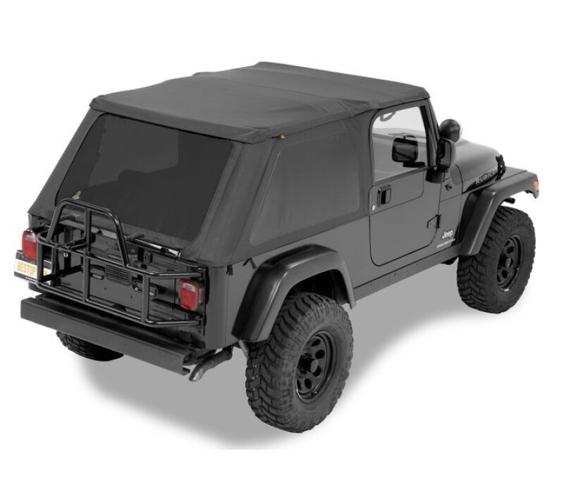 Jeep Wrangler TJ Soft Top - Bestop - Replace-A-Top for Trektop - Black Diamond - `04-`06