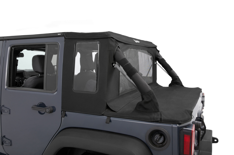 Jeep Wrangler JK Soft Top - Bestop - Halftop - Premium Black Twill - `07-`18