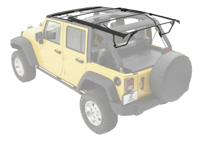 Jeep Wrangler JK Soft Top Hardware Kit - Bestop - Factory Style Replacement - `07-`18 Jeep Wrangler JK Soft Top Hardware Kit - Bestop - Factory Style Replacement - `07-`18