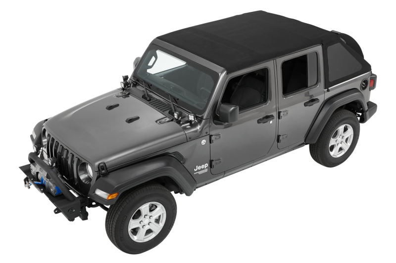 Jeep Wrangler JL Soft Top - Bestop - Trektop - Premium Black Twill - `18-`26