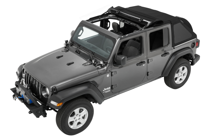 Jeep Wrangler JL Soft Top - Bestop - Trektop - Premium Black Twill - `18-`26