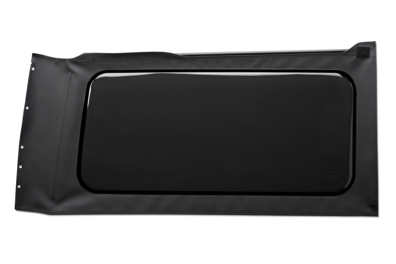 Jeep Wrangler JL Soft Top Replacement Window - Quarter Right Hand - Bestop - OE JL Tinted - Black Vinyl - `18-`26