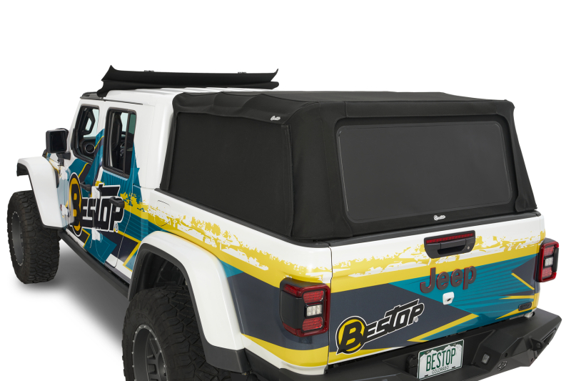 Jeep Gladiator Truck Bed Cap - Bestop - Supertop for Truck 2 - Black Diamond - `20-`26