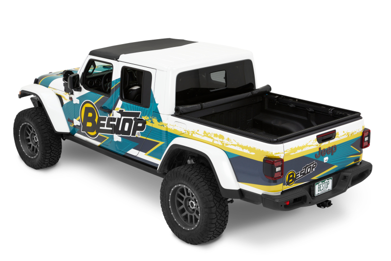 Jeep Gladiator Tonneau Cover - Bestop - Supertop Truck 2 - Black Diamond - `20-`26