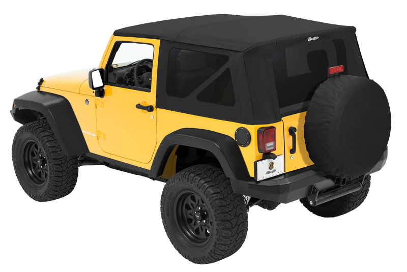 Jeep Wrangler JK Soft Top - Bestop - Sailcloth Replace-A-Top Tinted Windows - Black Diamond - `10-`18