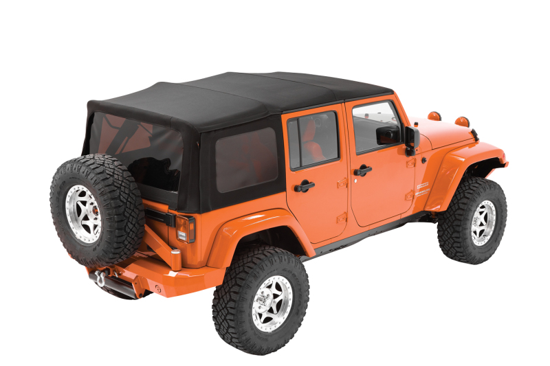 Jeep Wrangler JK Soft Top - Bestop - Replace-A-Top OE Exact (OEX) - Black Diamond - `07-`09