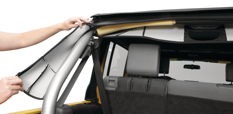 Jeep Wrangler JK Sport Bar Cover - Bestop - Black Diamond - `07-`18