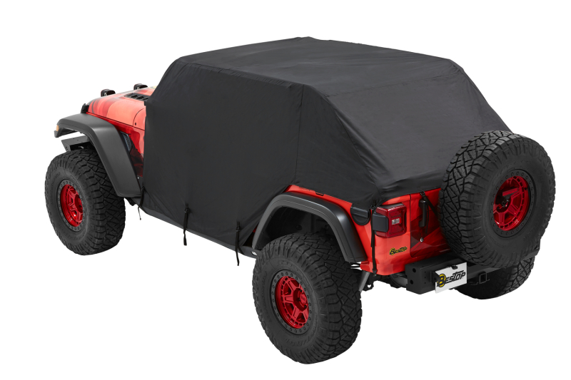 Jeep Wrangler JK Car Cover - Bestop - All Weather Trail Cover - Black Trektop - `07-`18