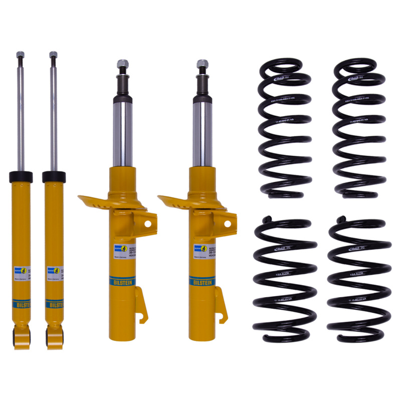 Volkswagen Passat Coilover Suspension Kit - Front + Rear - Bilstein - B12 (Pro-Kit) + B8 Performance Plus Dampers + Eibach Pro-Kit Springs; Fixed Height Lowering (24–40mm) - `06-`10