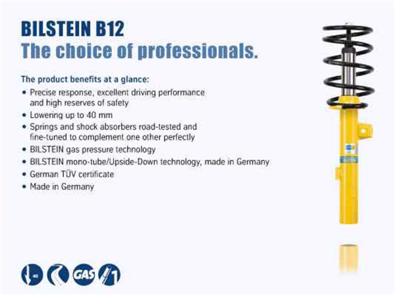 Mercedes-Benz CLK-Class Coilover Suspension Kit - Front + Rear - Bilstein - B12 (Pro-Kit) - `98-`03