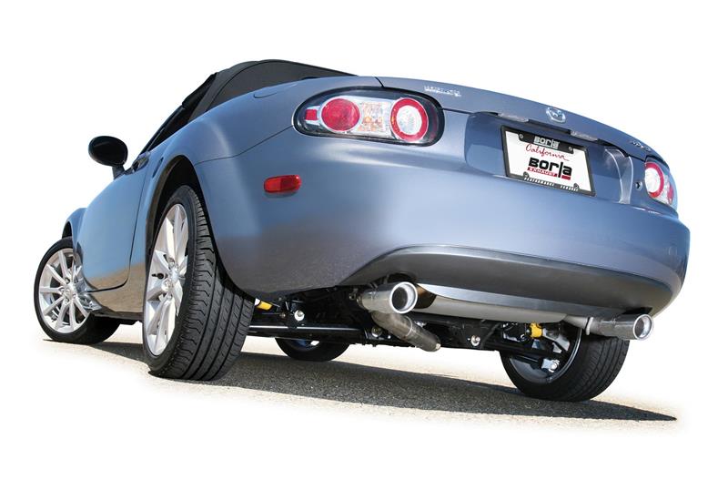 Mazda MX-5 Miata Performance Exhaust - Borla - S-Type Cat Back Exhaust System - `06-`14