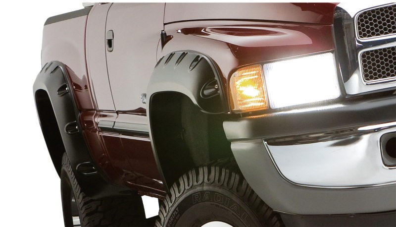 GMC Sierra 1500 Fender Flares - Bushwacker - Pocket Style - White Frost Tricoat - `19-`22
