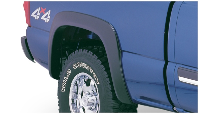 Chevrolet Tahoe Fender Flares - Front + Rear - Bushwacker - Extend-A-Fender Style - Black - `00-`06