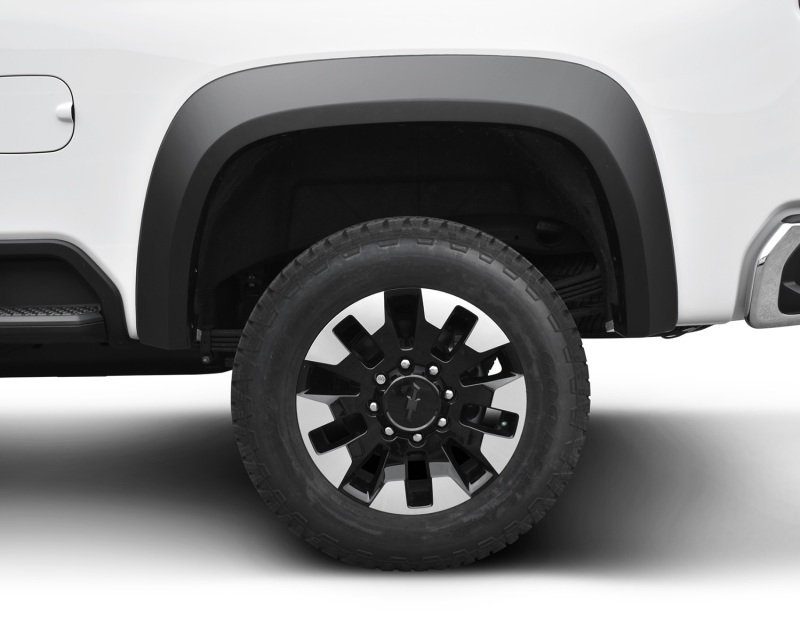 Chevrolet Silverado 2500 Fender Flares - Front + Rear - Bushwacker - Extend-A-Fender Style - Black - `20-`27