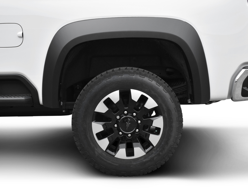 Chevrolet Silverado 3500 Fender Flares - Front + Rear - Bushwacker - Extend-A-Fender Style - Black - `20-`27