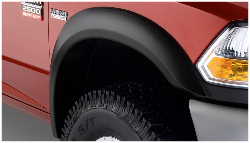 Dodge Ram 1500 Fender Flares - Front - Bushwacker - Extend-A-Fender Style - Black - `02-`08