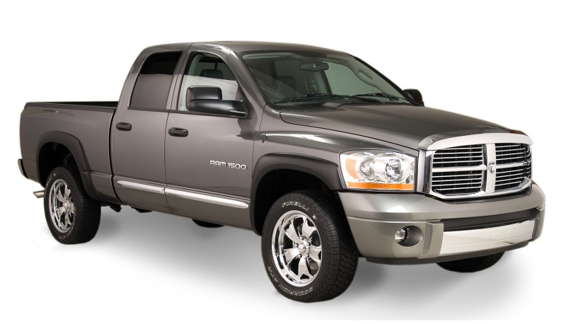 Dodge Ram 1500 Fleetside Fender Flares - Bushwacker - OE Style - Black - `02-`08