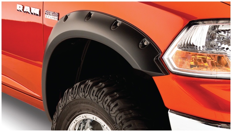 Dodge Ram 1500 Fender Flares - Front + Rear - Bushwacker - Pocket Style - Black - `06-`08