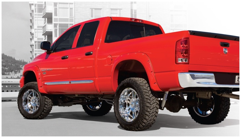 Dodge Ram 1500 Fender Flares - Front + Rear - Bushwacker - Pocket Style - Black - `06-`08