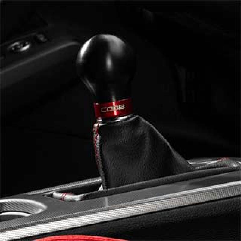 Honda Civic Type R Shift Knob - COBB - 6-Speed Short Weighted Cobb Knob - Black - `22-`27