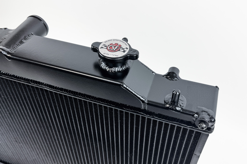 Subaru WRX Radiator - CSF - All-Aluminum, 2-Row, 42mm Ultra-High-Performance Core with Exclusive B-Tube Technology - Satin Black - `22-`27