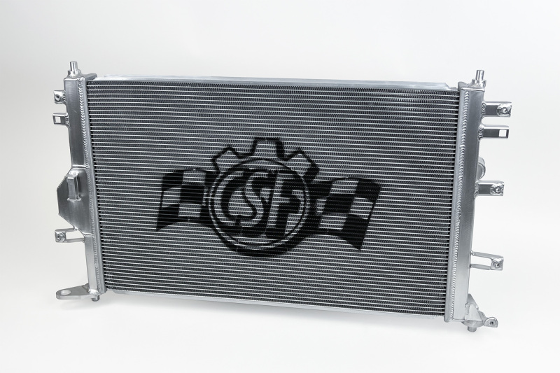 Toyota GR Yaris Radiator - CSF - High-Performance 2-Row, 42mm Ultra-High-Performance Core - Satin Finish - `20-`27
