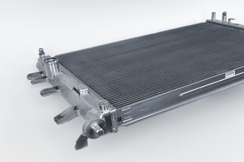 Toyota GR Yaris Radiator - CSF - High-Performance 2-Row, 42mm Ultra-High-Performance Core - Satin Finish - `20-`27