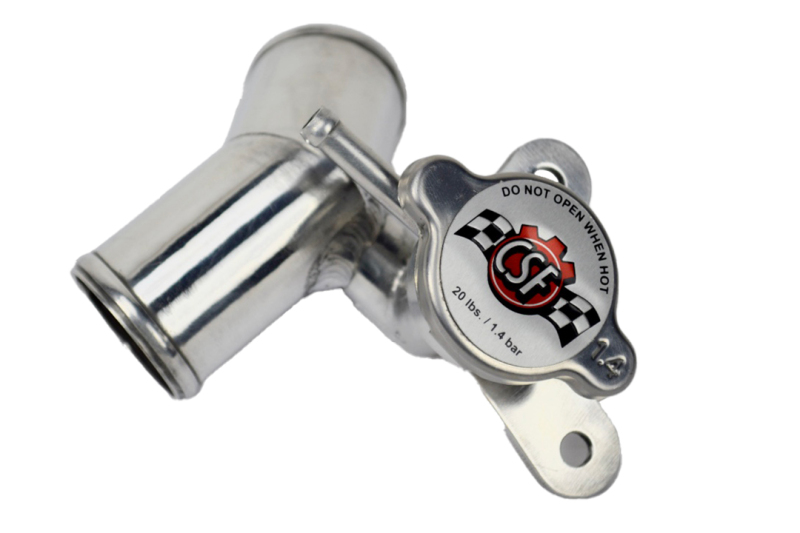Subaru BRZ Radiator Filler Neck - CSF - Aluminum with 1.4bar High Pressure Radiator Cap - Mirror Polished - `13-`27