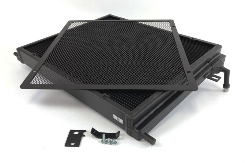 BMW M3 Heat Exchanger - Front - CSF - CSF #8075V, Semi-Gloss Black Finish, Dual-Pass Flow Structure - Black - `14-`27