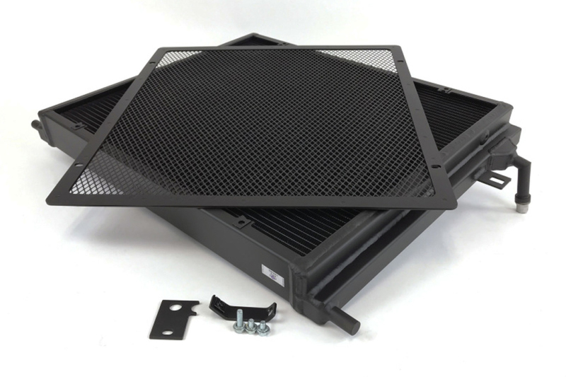 BMW M4 Heat Exchanger - Front - CSF - CSF #8075V, Semi-Gloss Black Finish, Dual-Pass Flow Structure - Black - `14-`27