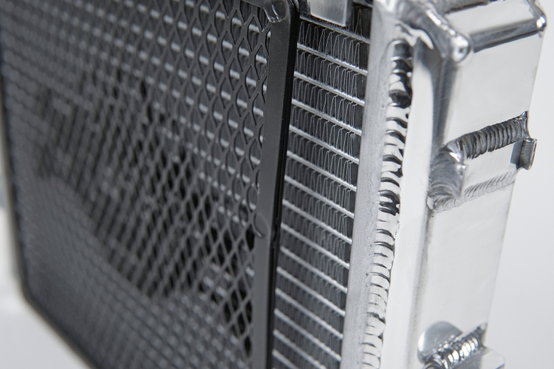Mercedes-Benz AMG GT C Auxiliary Radiator - Left and Right - CSF - High-Performance All-Aluminum with Detachable Rock Guard and B-Tube Technology - Black - `18-`27