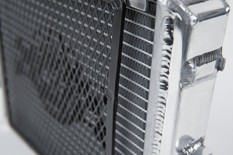 Mercedes-Benz AMG GT C Auxiliary Radiator - Left and Right - CSF - High-Performance All-Aluminum with Detachable Rock Guard and B-Tube Technology - Black - `18-`27