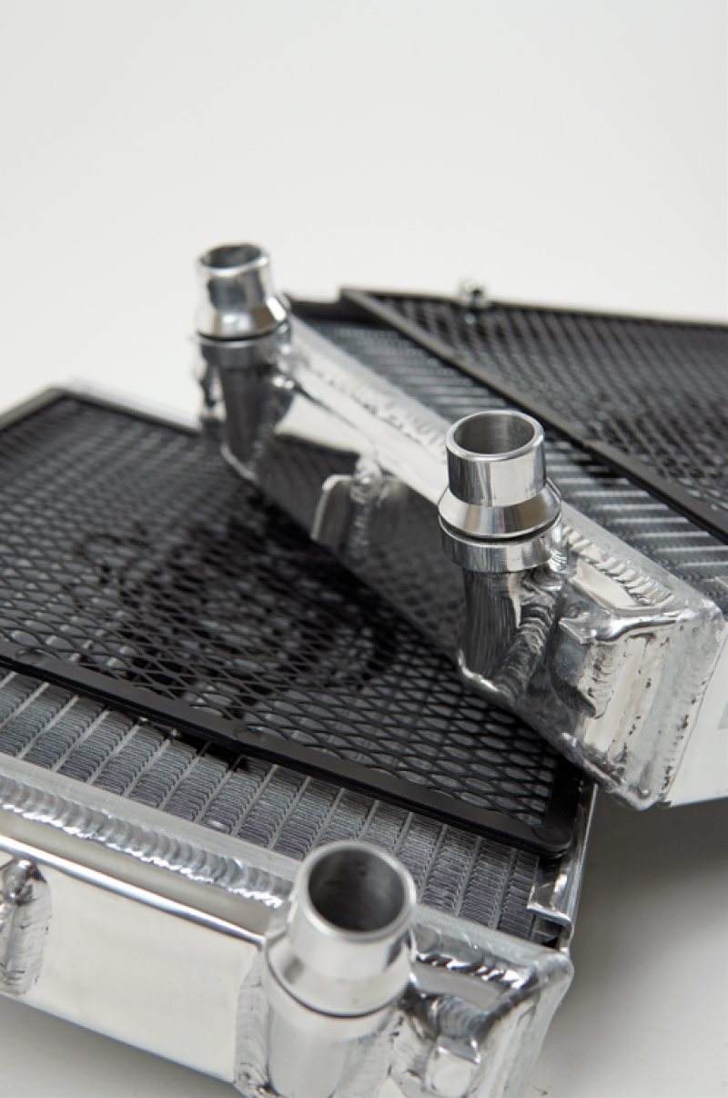 Mercedes-Benz AMG GT R Auxiliary Radiator - Left and Right - CSF - High-Performance All-Aluminum with Detachable Rock Guard and B-Tube Technology - Black - `18-`27
