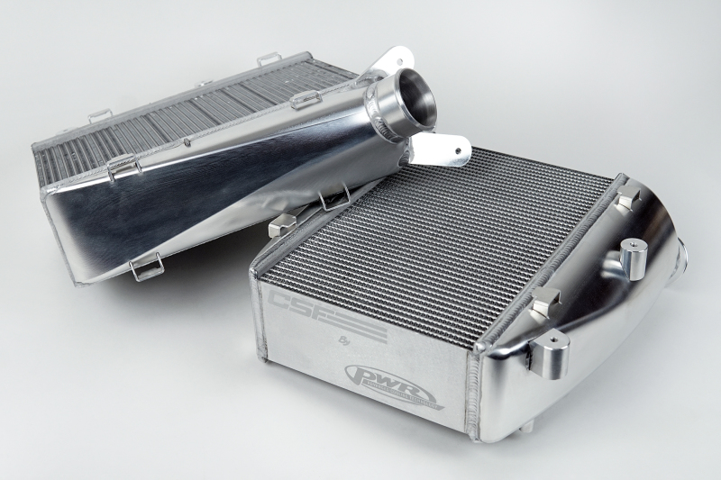 Audi RS6 Performance Intercooler System - CSF - Twin Intercooler Set with Formula-1 Grade Core by PWR - Raw Billet Aluminum - `20-`27