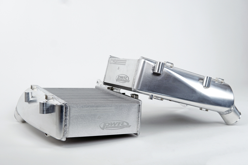 Audi RS6 Performance Intercooler System - CSF - Twin Intercooler Set with Formula-1 Grade Core by PWR - Raw Billet Aluminum - `20-`27