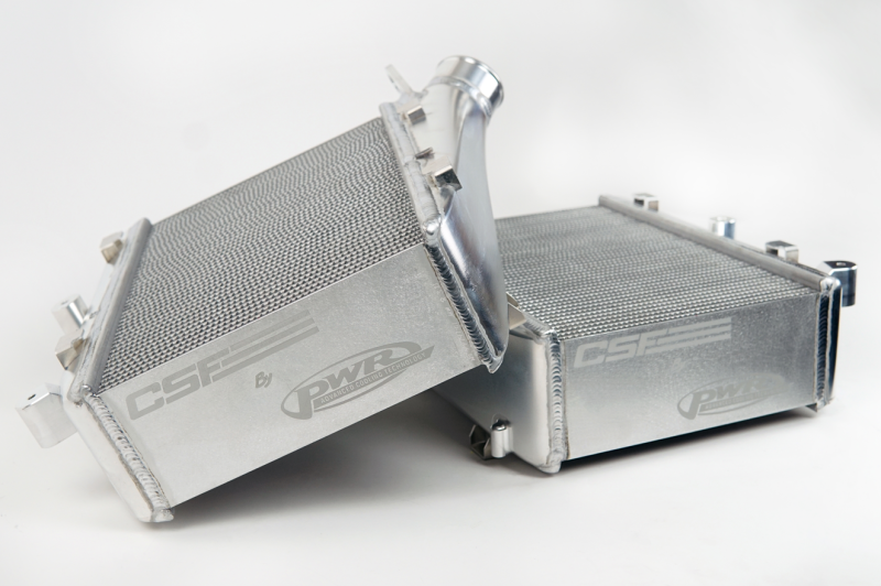 Audi RS7 Performance Intercooler System - CSF - Twin Intercooler Set with Formula-1 Grade Core by PWR - Raw Billet Aluminum - `20-`27