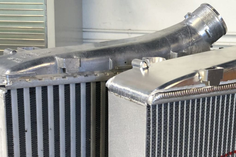 Audi RS7 Performance Intercooler System - CSF - Twin Intercooler Set with Formula-1 Grade Core by PWR - Raw Billet Aluminum - `20-`27