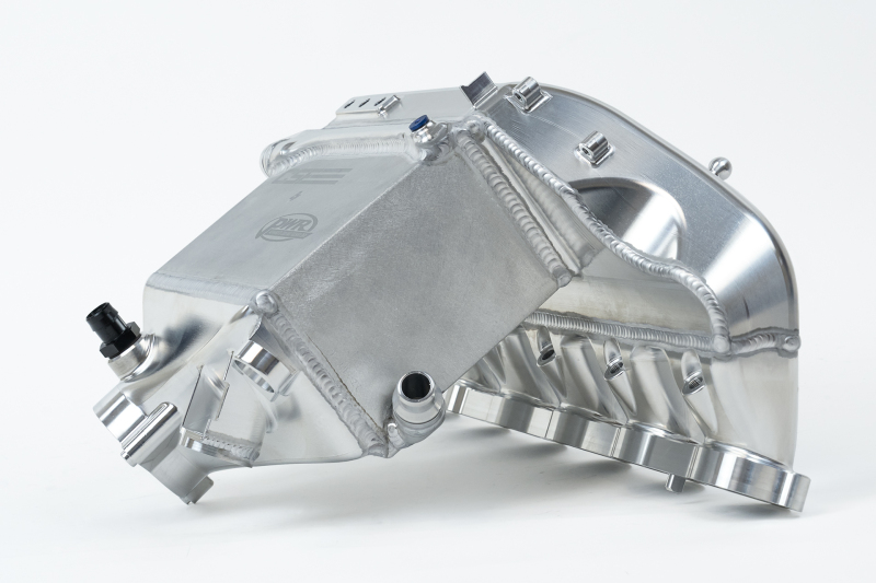 BMW M4 Charge Air Cooler Manifold - CSF - Level-Up, Raw Billet, Liquid-to-Air Bar & Plate Core, Integrated Port Injection - Raw Billet Aluminum - `21-`27