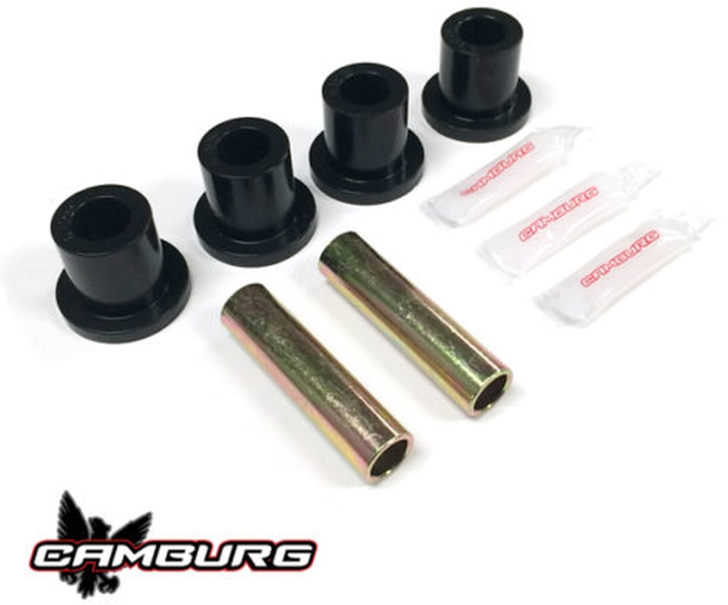 Ford Ranger Leaf Spring Shackle Kit - Camburg - Extended Length MIG - Textured Black - `83-`12
