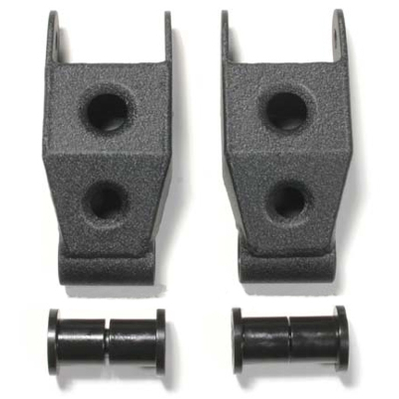 Ford Ranger Leaf Spring Shackle Kit - Camburg - Extended Length MIG - Textured Black - `83-`12