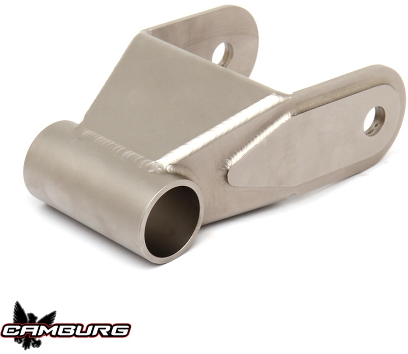 Ford Raptor Leaf Spring Shackle Kit - Camburg - TIG 4130 Shackles (1.5in. extended) - Textured Gray - `17-`20