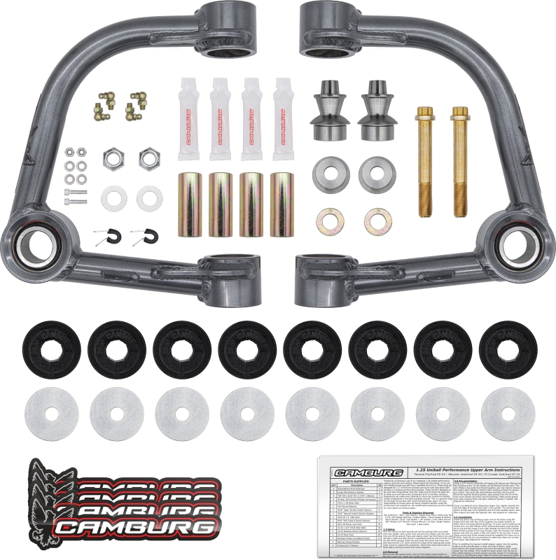 Toyota 4Runner Suspension Control Arm Kit - Camburg - 1.25in Uniball - `03-`23