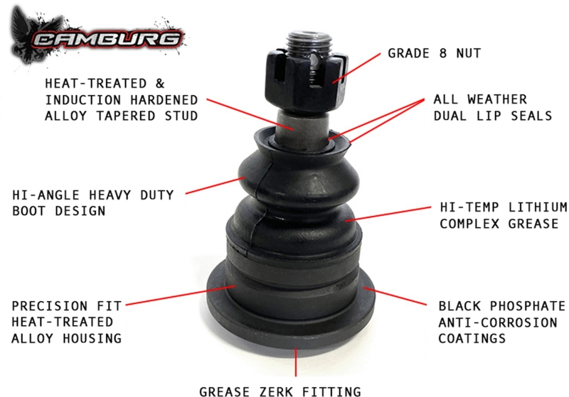 Toyota 4-Runner Suspension Control Arm Kit - Upper - Camburg - Performance X-Joint - `03-`23
