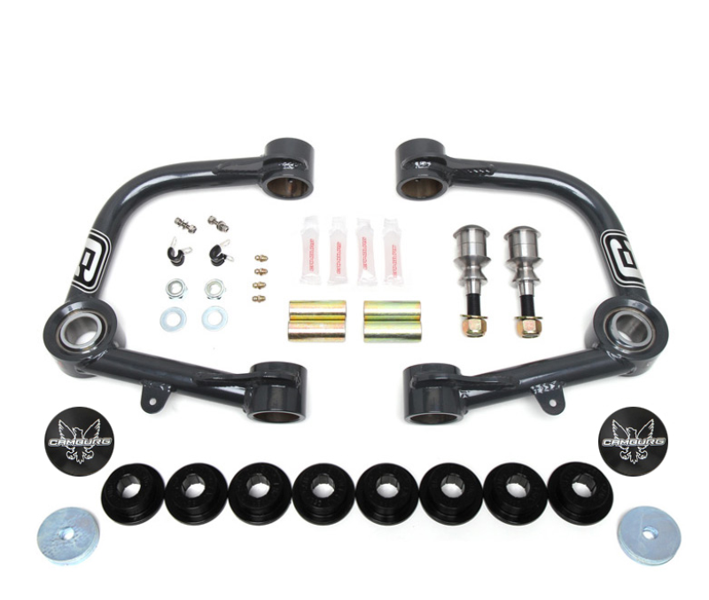 Toyota 4Runner Suspension Control Arm Kit - Front - Camburg - 1.25in Uniball Upper Arms w/ covers - `03-`23