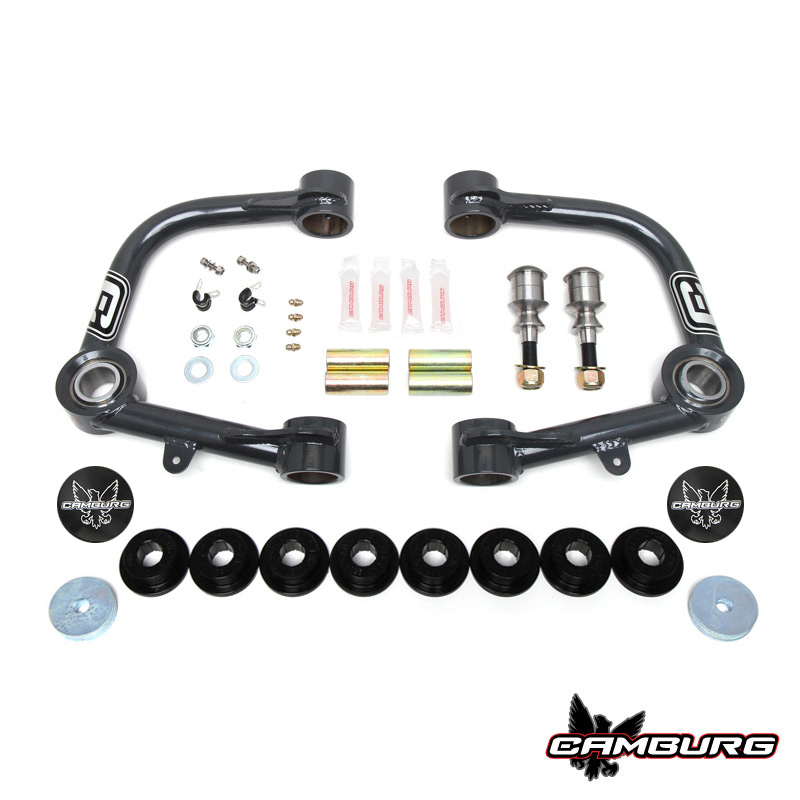 Toyota 4Runner Suspension Control Arm Kit - Front - Camburg - 1.25in Uniball Upper Arms w/ covers - `03-`23