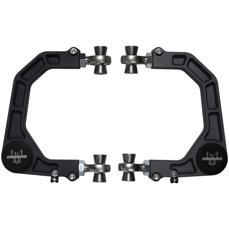 Toyota 4Runner Suspension Control Arm Kit - Front - Camburg - KINETIK V2 Billet Uniball - Gun Metal Gray - `03-`23