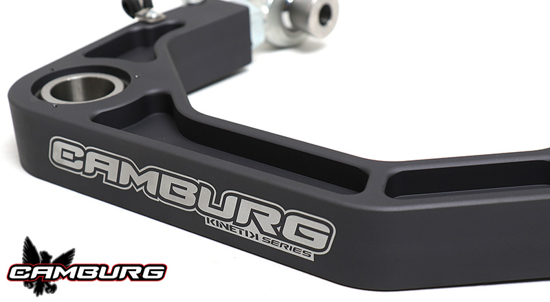 Toyota 4Runner Suspension Control Arm Kit - Front - Camburg - KINETIK V2 Billet Uniball - Gun Metal Gray - `03-`23