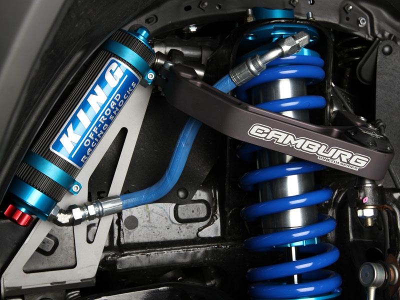 Toyota Prado Suspension Control Arm Kit - Camburg - KINETIK V2 Performance Billet Uniball - Gun Metal Gray - `03-`21